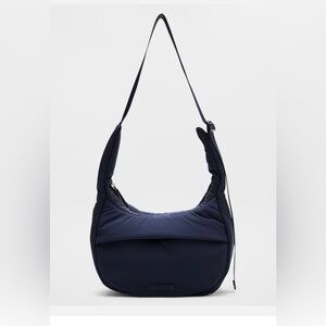 Athleta All About Sheen Small Crossbody Hobo Bag
